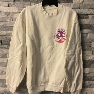 Bad BUNNY MEN Cream Sweater Medium